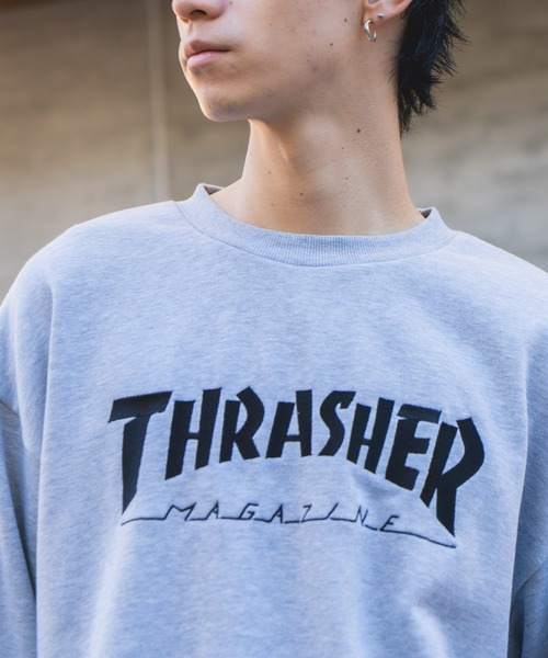 THRASHER（スラッシャー）の「【THRASHER/スラッシャー】ヘビーウェイト マガジンロゴ スペードオースロゴ クルーネック スウェット LOGO CREW SWEAT（スウェット・メンズ・ブラック系その他/ホワイト系その他2/グレー系その他2/ホワイト系その他/ブラック系その他2/グレー系その他・LARGE/MEDIUM）」の22枚目の写真