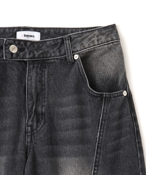 atmos pink(アトモスピンク)の「atmos pink Biker Denim Pants / アトモス ピンク バイカー デニム パンツ(その他パンツ・レディース・ブルー/ブラック・M/S/XS)」の7枚目の写真
