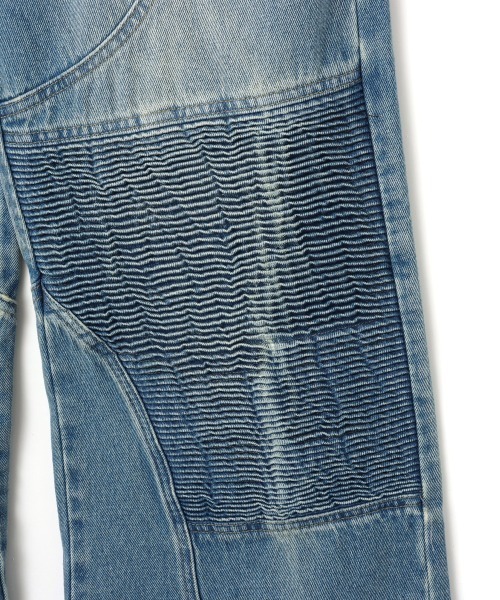 atmos pink(アトモスピンク)の「atmos pink Biker Denim Pants / アトモス ピンク バイカー デニム パンツ(その他パンツ・レディース・ブルー/ブラック・M/S/XS)」の9枚目の写真