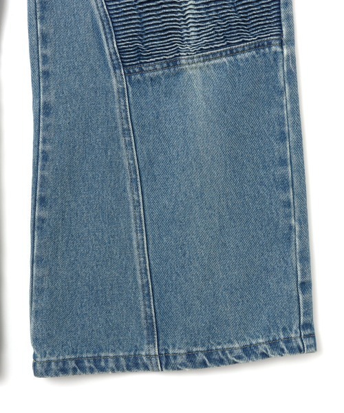 atmos pink(アトモスピンク)の「atmos pink Biker Denim Pants / アトモス ピンク バイカー デニム パンツ(その他パンツ・レディース・ブルー/ブラック・M/S/XS)」の10枚目の写真