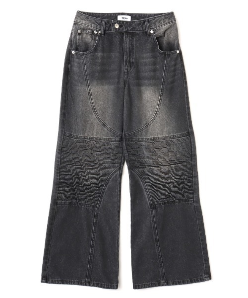 atmos pink(アトモスピンク)の「atmos pink Biker Denim Pants / アトモス ピンク バイカー デニム パンツ(その他パンツ・レディース・ブルー/ブラック・M/S/XS)」の5枚目の写真