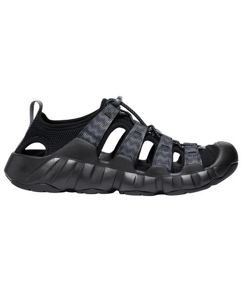 KEEN(キーン)の「KEEN/キーン メンズ スニーカー 水陸両用 アウトドア フェス キャンプ HYPERPORT H2 ハイパーポート 1028652(スニーカー・メンズ・ブラック×グレー・27.0cm/28.0cm/26.5cm/27.5cm/26.0cm/25.5cm/28.5cm/29.0cm)」の4枚目の写真