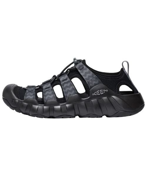 KEEN(キーン)の「KEEN/キーン メンズ スニーカー 水陸両用 アウトドア フェス キャンプ HYPERPORT H2 ハイパーポート 1028652(スニーカー・メンズ・ブラック×グレー・27.0cm/28.0cm/26.5cm/27.5cm/26.0cm/25.5cm/28.5cm/29.0cm)」の3枚目の写真