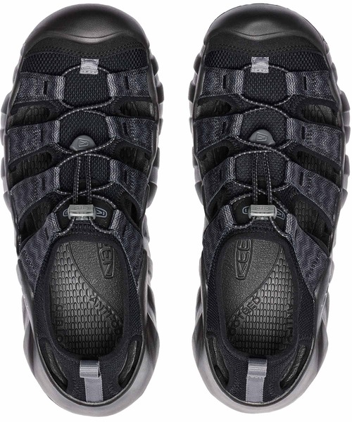 KEEN(キーン)の「KEEN/キーン メンズ スニーカー 水陸両用 アウトドア フェス キャンプ HYPERPORT H2 ハイパーポート 1028652(スニーカー・メンズ・ブラック×グレー・27.0cm/28.0cm/26.5cm/27.5cm/26.0cm/25.5cm/28.5cm/29.0cm)」の6枚目の写真