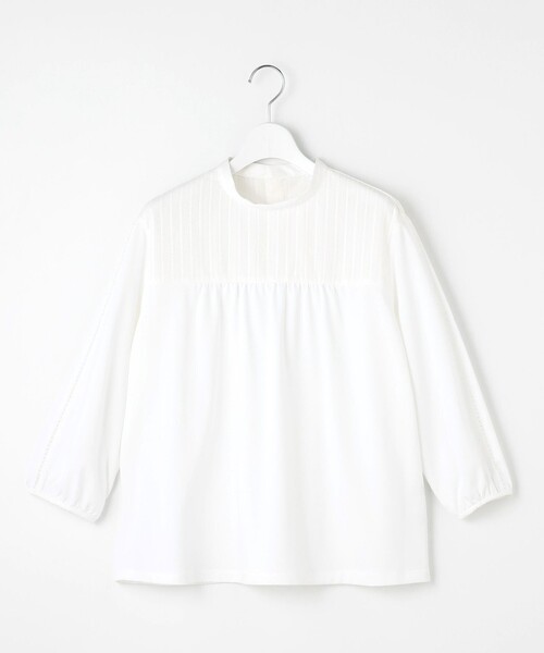 J.PRESS(ジェイプレス)の「【洗える】プレーティングジャージー モックネックカットソー(Tシャツ/カットソー・レディース・ホワイト系/ネイビー系/サックスブルー系・T13/T15)」の17枚目の写真
