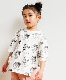 MAKE YOUR DAY | じいちゃんばあちゃん総柄半袖Tシャツ■80～140cm(Tシャツ/カットソー)