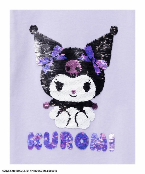 sanrio（サンリオ）の「【Sanrio Characters】 サンリオキャラクターズ スパンコールTシャツ（Tシャツ/カットソー・キッズ・パープル/オフホワイト/サックスブルー・150/100/110/120/130/140）」の10枚目の写真
