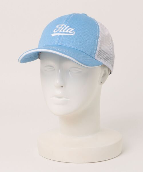 【美品】FILA GOLF セットアップ キャップ スパッツ FILA GOLF キャップ 帽子 「FILA GOLF/フィラゴルフ」ツイル