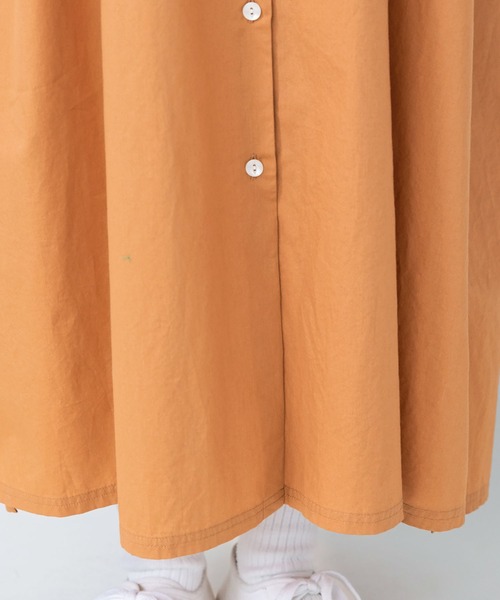 PAR ICI（パーリッシィ）の「ブロード BIGシャツワンピース（シャツワンピース・レディース・オレンジ/ダークブラウン/グリーン・FREE）」の22枚目の写真