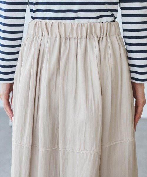 セール】切り替えギャザーフレアスカート（スカート）｜ROPE' PICNIC