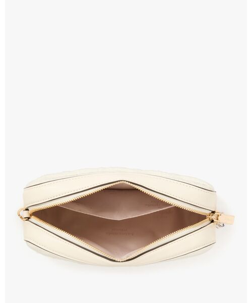 kate spade new york(ケイトスペード ニューヨーク)の「キャリー ツイード ミニ カメラ バッグ(ショルダーバッグ・レディース・ベージュ・ONESIZE)」の3枚目の写真