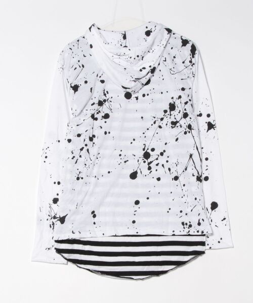 Mag.(マグ)の「【Growth by Grail】2SET カットソー(パーカー・メンズ・ホワイト/ブラック・MEDIUM/LARGE)」の4枚目の写真