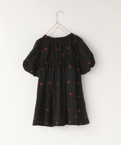 LOWRYS FARM（ローリーズファーム）の「チェリーシシュウワンピース　323727（ワンピース・キッズ・ブラック系その他/ブラック・110cm/120cm/130cm/140cm/150cm）」の8枚目の写真