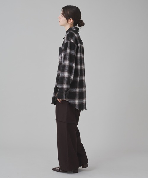 WEGO（ウィゴー）の「WEGO/イージーワイドカーゴスラックス（スラックス・メンズ・ブラック/ダークグレー/ライトベージュ/ブラック系その他2/ブラウン・MEDIUM/LARGE）」の13枚目の写真