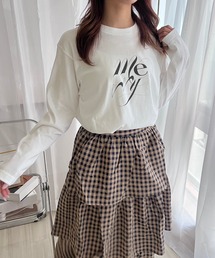 シンプルロゴロンT/長袖Tシャツ