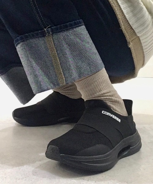 CONVERSE(コンバース)の「converse コンバース CAVESTAR SS XG【ハンズフリー/脱ぎ履き簡単】レディーススニーカー SLIT SLIDE(ケイブスタースリットスライドXG) 33600050(スニーカー・レディース・ブラック/ブラック×ブラック・23.5cm/23.0cm/25.0cm/24.5cm/24.0cm)」の1枚目の写真