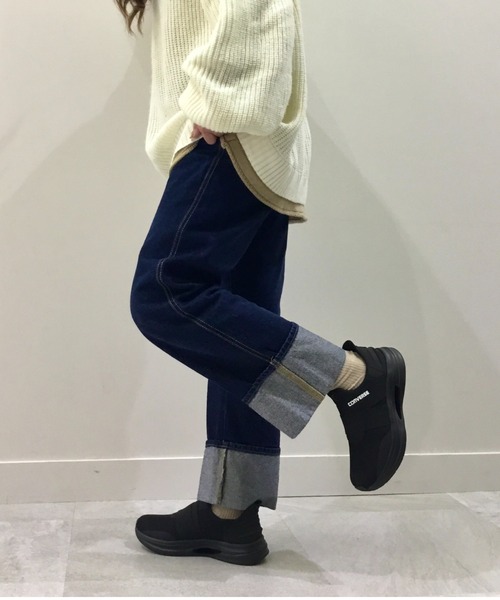 CONVERSE(コンバース)の「converse コンバース CAVESTAR SS XG【ハンズフリー/脱ぎ履き簡単】レディーススニーカー SLIT SLIDE(ケイブスタースリットスライドXG) 33600050(スニーカー・レディース・ブラック/ブラック×ブラック・23.5cm/23.0cm/25.0cm/24.5cm/24.0cm)」の5枚目の写真