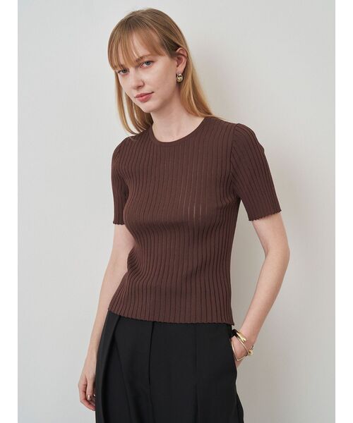 新品 ELENDEEK エレンディーク ニット トップス セール】クロッププルオーバーニット（ニット/セーター