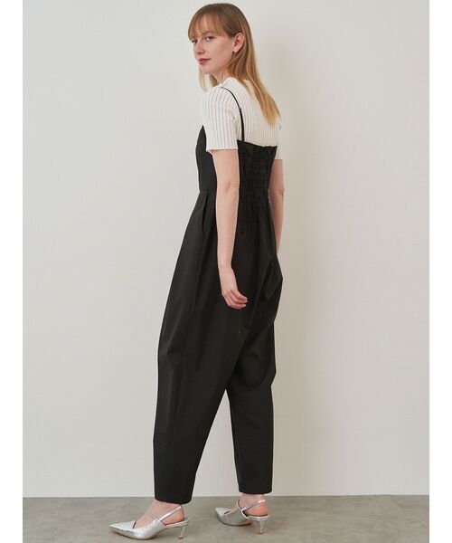 ELENDEEK(エレンディーク)の「シアーストライプハーフスリーブニット(ニット/セーター・レディース・ブラック/オフホワイト/ブラウン/イエロー・FREE)」の8枚目の写真