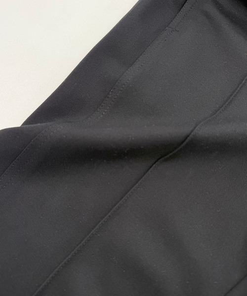 Futier land（フューティアランド）の「ポンチピンタックストレートパンツ（スラックス・レディース・ホワイト/ブラック/チャコールグレー・SMALL/MEDIUM/LARGE）」の19枚目の写真