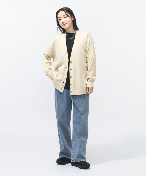 TIGORA(ティゴラ)の「ティゴラ TIGORA UVカットシルキーコットンラウンドテールTシャツ(Tシャツ/カットソー・レディース・ホワイト/ブラック/カーキ・S/M/L/XL)」の8枚目の写真