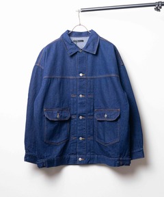 ブランド古着】90S 裏地ブランケット デニムカバーオール（デニム