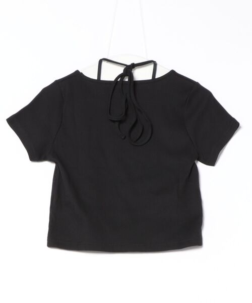 Honeys（ハニーズ）の「ホルター付トップス（Tシャツ/カットソー・レディース・レッド/ブラック/サックスブルー/アイボリー・S/M/L）」の17枚目の写真