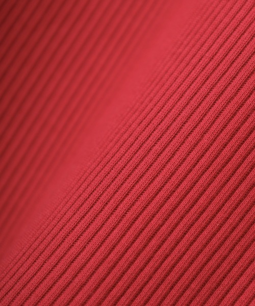 Honeys（ハニーズ）の「ホルター付トップス（Tシャツ/カットソー・レディース・レッド/ブラック/サックスブルー/アイボリー・S/M/L）」の6枚目の写真