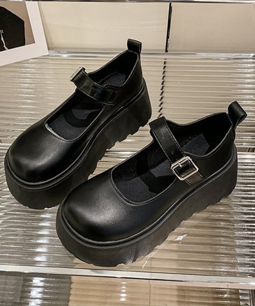 Miniministore(ミニミニストア)の「厚底ローファー レディース韓国風 美脚靴(ローファー・レディース・アイボリー/ブラック系2/ブラック系1・24.0cm/24.5cm/23.5cm/22.5cm/23.0cm)」の22枚目の写真