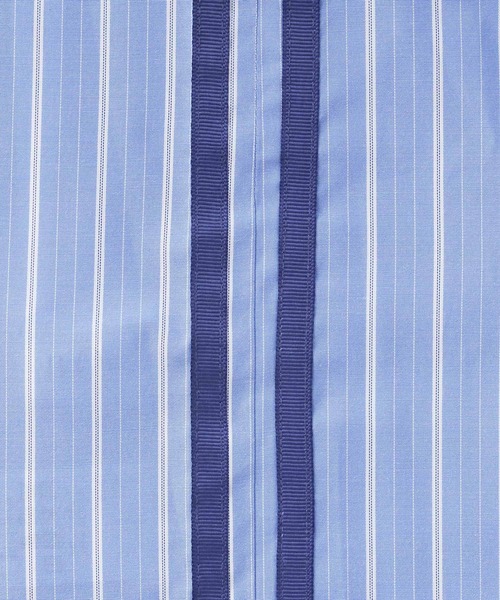 n'OrLABEL（ノアールレーベル）の「『サイドラインストライプシャツ』（シャツ/ブラウス・レディース・オフホワイト/ブルー/ネイビー/グリーン・FREE）」の22枚目の写真