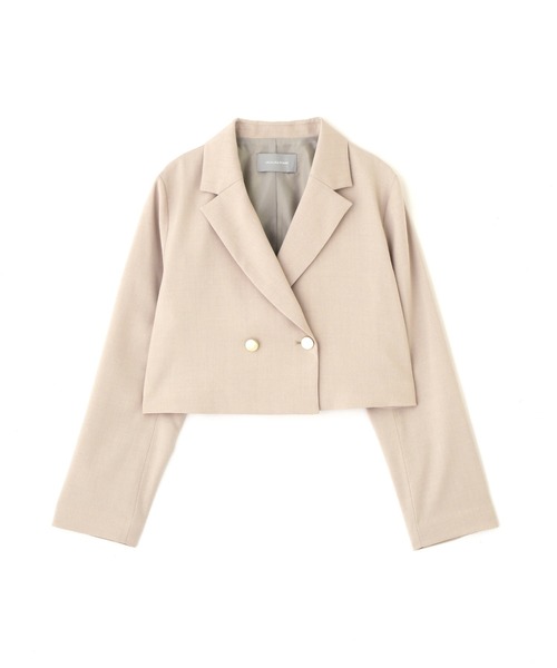 JILL by JILL STUART（ジルバイジルスチュアート）の「◇麻調合繊スーチングジャケット（その他アウター・レディース・グレー/ブラック/ベージュ・SMALL/MEDIUM）」の19枚目の写真