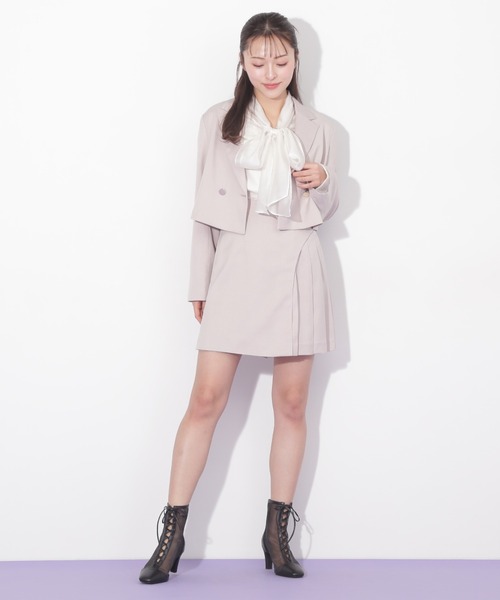 セール】◇麻調合繊スーチングジャケット（その他アウター）｜JILL by