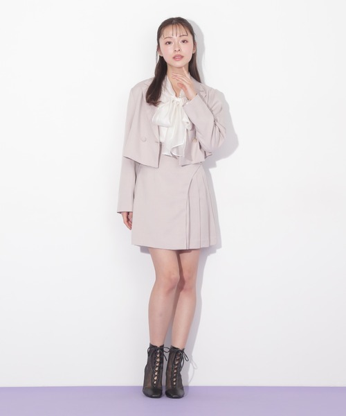 セール】◇麻調合繊スーチングジャケット（その他アウター）｜JILL by