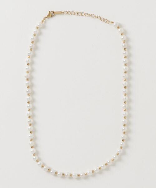 atmos pink（アトモスピンク）の「atmos pink Pearl Like Necklace / アトモス ピンク パール ライク ネックレス（ネックレス・レディース・ゴールド・FREE）」の2枚目の写真