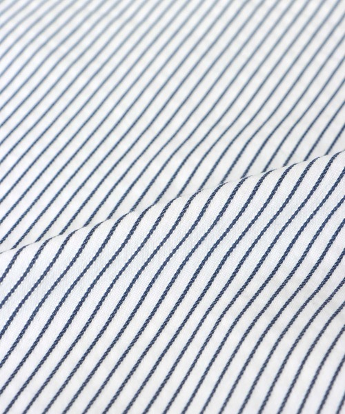 Jines（ジネス）の「サッカーストライプシャツワンピース（ワンピース・レディース・ライトグレー/ネイビー・38）」の19枚目の写真