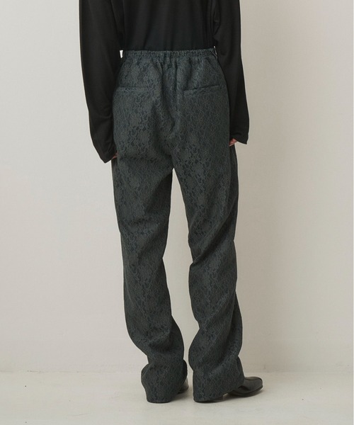 Juha(ユハ)の「BONDED LACE TAPERED PANTS(スラックス・メンズ・グリーン/ブラック・2/3/4)」の10枚目の写真