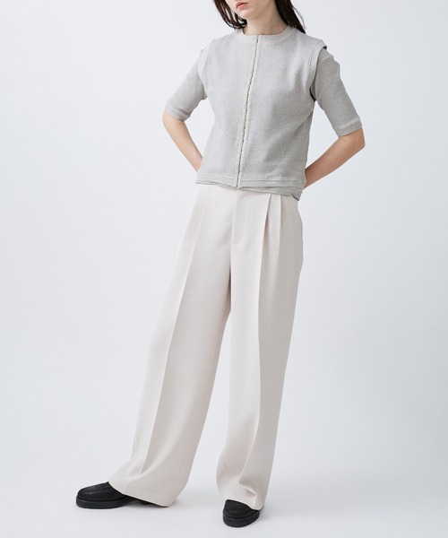 M TO R（ムウトアール）の「HOCK THERMAL TANK TOP（タンクトップ・レディース・ライトグレー/イエロー/ブラック・38/40）」の13枚目の写真