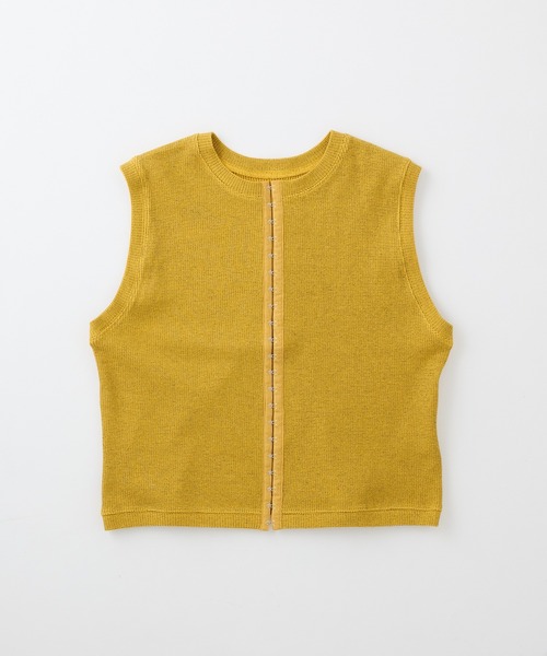M TO R（ムウトアール）の「HOCK THERMAL TANK TOP（タンクトップ・レディース・ライトグレー/イエロー/ブラック・38/40）」の7枚目の写真