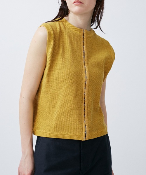 M TO R（ムウトアール）の「HOCK THERMAL TANK TOP（タンクトップ・レディース・ライトグレー/イエロー/ブラック・38/40）」の15枚目の写真