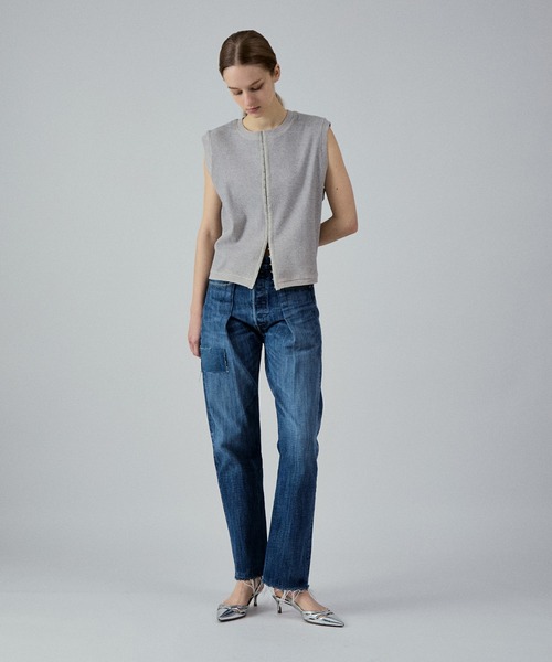 M TO R（ムウトアール）の「HOCK THERMAL TANK TOP（タンクトップ・レディース・ライトグレー/イエロー/ブラック・38/40）」の21枚目の写真