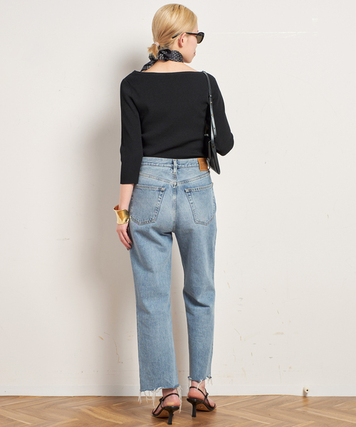 EVERYDAY I LIKE.（エヴリディアイライク）の「*Eloiseボートネックニット（ニット/セーター・レディース・ブラック・FREE）」の2枚目の写真