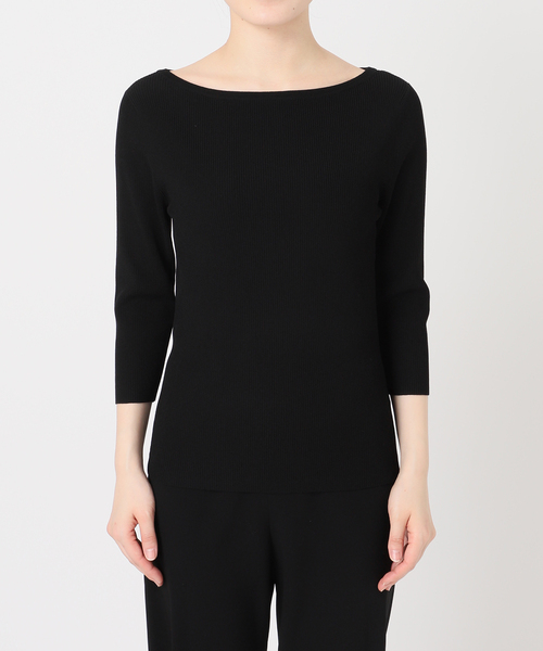 EVERYDAY I LIKE.（エヴリディアイライク）の「*Eloiseボートネックニット（ニット/セーター・レディース・ブラック・FREE）」の16枚目の写真