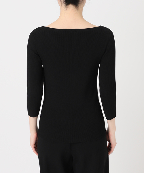 EVERYDAY I LIKE.（エヴリディアイライク）の「*Eloiseボートネックニット（ニット/セーター・レディース・ブラック・FREE）」の14枚目の写真