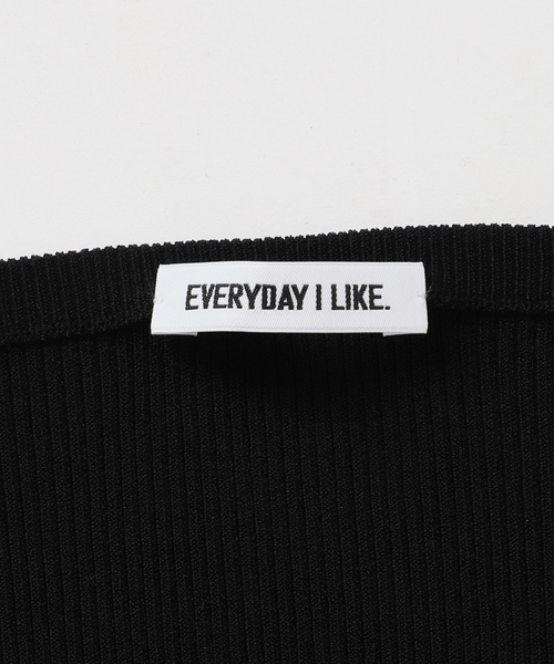 EVERYDAY I LIKE.（エヴリディアイライク）の「*Eloiseボートネックニット（ニット/セーター・レディース・ブラック・FREE）」の8枚目の写真