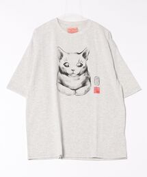 アニマル水墨画風Tシャツ(M1)