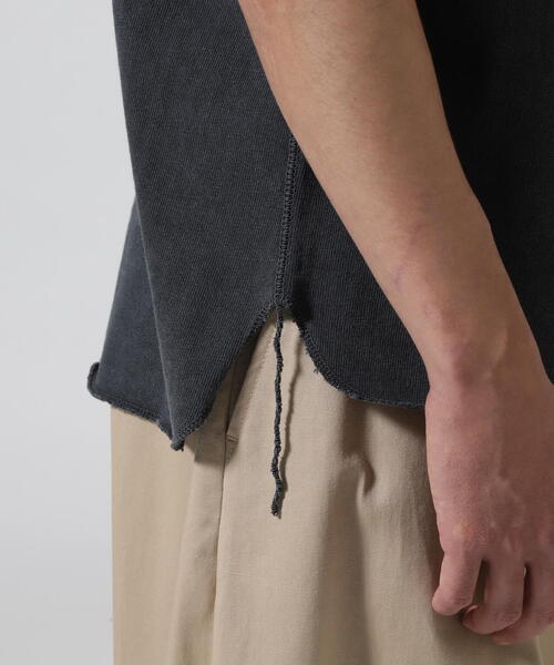 REMI RELIEF（レミレリーフ）の「REMI RELIEF(レミレリーフ)別注 SP加工8/天竺ラグランT(LEOPARDS)（Tシャツ/カットソー・メンズ・ブラック・M/L/XL）」の9枚目の写真