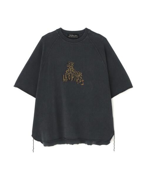 REMI RELIEF（レミレリーフ）の「REMI RELIEF(レミレリーフ)別注 SP加工8/天竺ラグランT(LEOPARDS)（Tシャツ/カットソー・メンズ・ブラック・M/L/XL）」の10枚目の写真