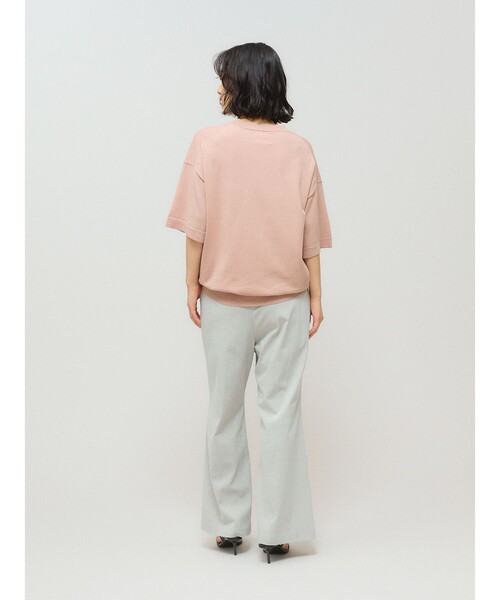 MIDIUMISOLID / ミディウミソリッド MIDIUMISOLID for Ladies ハーフスリーブプルオーバー MARcourt｜MIDIUMISOLID for Ladies ハーフスリーブプルオーバー
