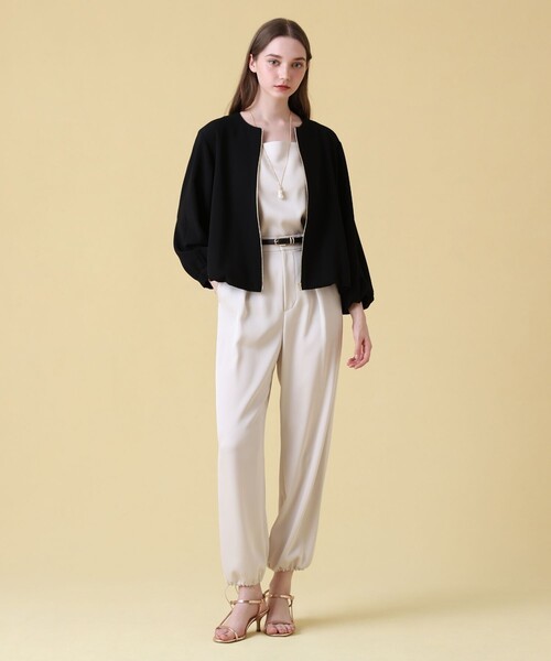 ANAYI(アナイ)の「トリアセポリエステルブルゾン(その他アウター・レディース・ホワイト/ブラック・38/36/34)」の11枚目の写真