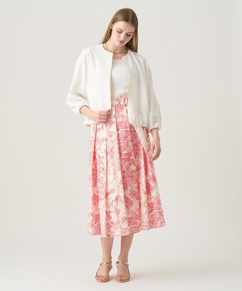 ANAYI(アナイ)の「トリアセポリエステルブルゾン(その他アウター・レディース・ホワイト/ブラック・38/36/34)」の14枚目の写真